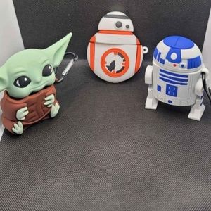 3Pack Star Wars Silicone Protective Case for Airpod Generation 1 or 2